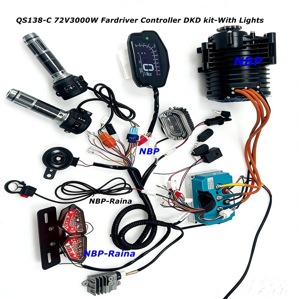 72V 3000W ミッドドライブモーターキット。最高速度1 - Mid Drive Motor Kit 72V 3000W のレビューと価格