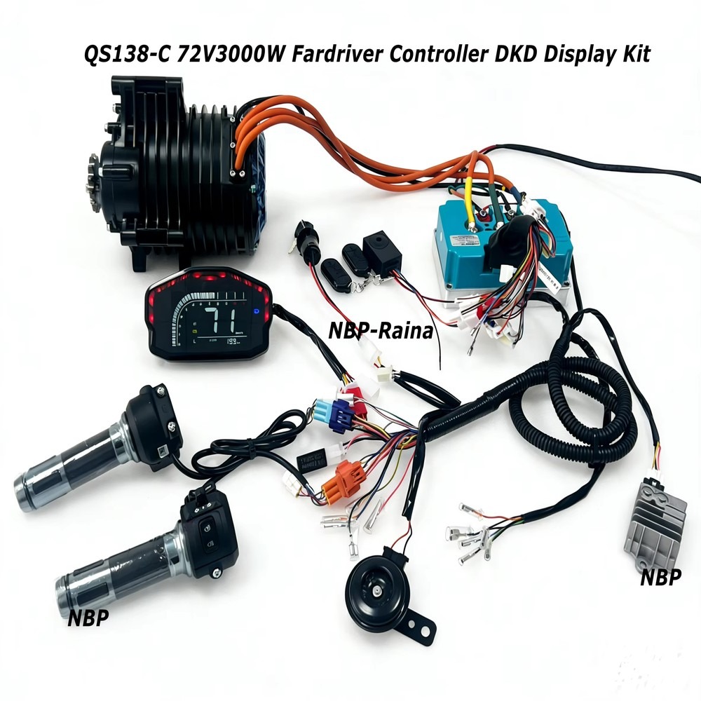 72V 3000W ミッドドライブモーターキット。最高速度1 - Mid Drive Motor Kit 72V 3000W のレビューと価格